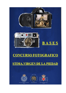 Bases del Concurso Fotográfico. 2014