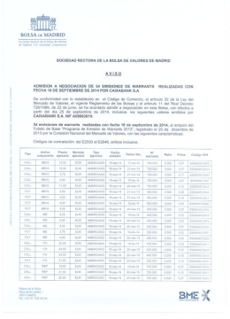 Page 1 iIFII Eilii L .. ILL BOLSA. DE MADRID bociedao Rectora de Ia