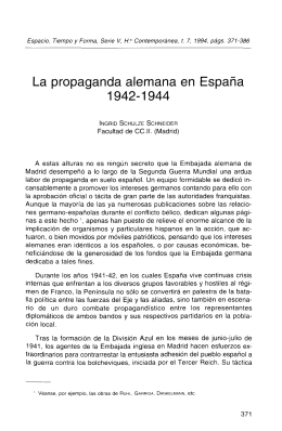 La propaganda alemana en España 1942-1944 - e