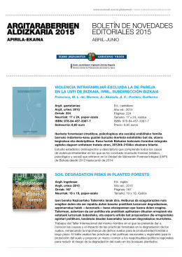 Argitaraberrien aldizkaria 2015. Apirilatik ekainera bitarte (PDF, 611