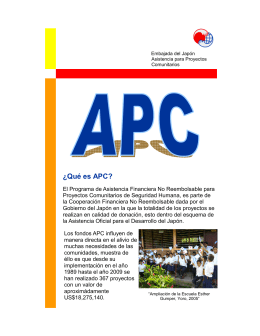 ¿Qué es APC?