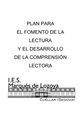 PLAN PARA - IES Marqués de Lozoya