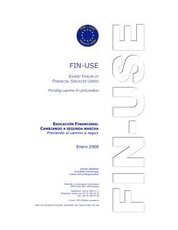 Educación Financiera - Revista de Derecho del Mercado Financiero