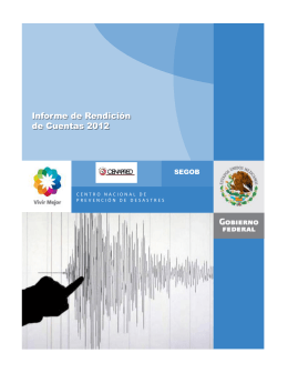 Informe de Rendición de Cuentas 2012