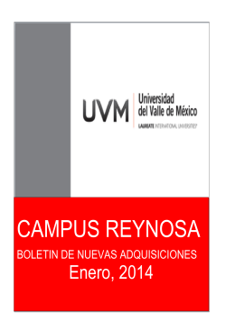 Enero 2014 - Biblioteca UVM