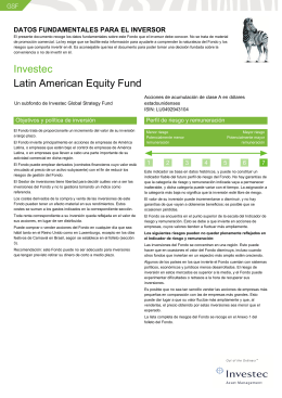Investec Latin American Equity Fund