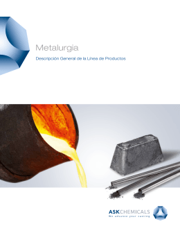 Metalurgia - ASK Chemicals