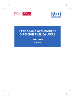 ii programa avanzado de dirección pública local