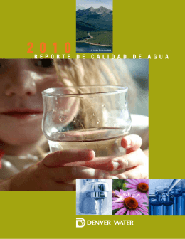 2010 Reporte de Calidad de Agua