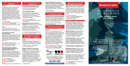 Arresto de Mujeres - Battered Women`s Support Services