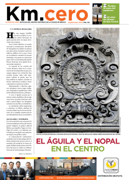 el ágUilA y el NopAl eN el ceNtro - Guía del Centro Histórico de la