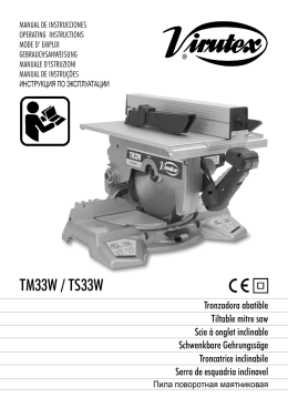 TM33W / TS33W