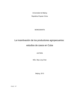 estudios de casos en Cuba