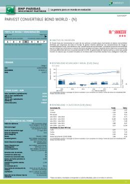 PARVEST CONVERTIBLE BOND WORLD - (N)