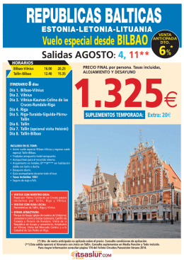 REPUBLICAS BALTICAS