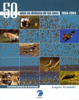 50 años en defensa de las aves, el volumen que SEO/BirdLife