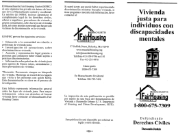 El Massachusetts Fair Housing Center (MFHC) es una organización