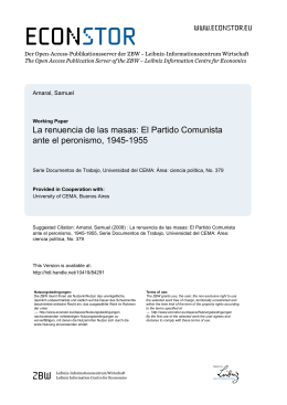 documentos de trabajo