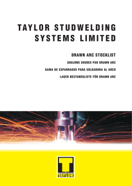 018-227 Drawn Arc StockList 04 - Taylor Studwelding Systems Limited