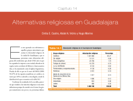Alternativas religiosas en Guadalajara