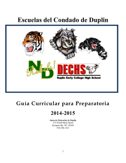 Escuelas del Condado de Duplin