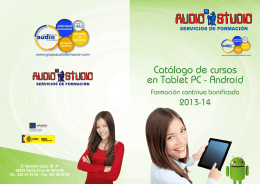 Folleto 2013 Tablet