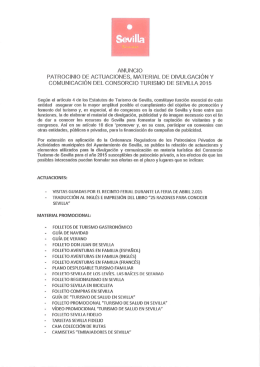 ANUNCIO , - Visita Sevilla