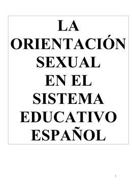 Orientación sexual en el sistema educativo