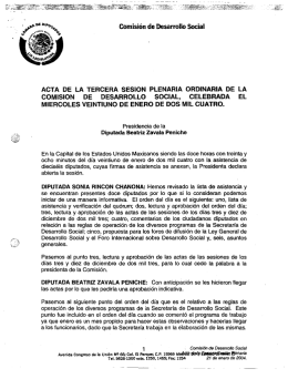Comisión de Desarrollo Social