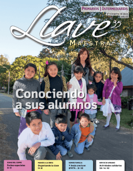 Conociendo a sus alumnos PriMarios | interMediarios