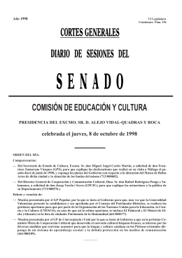 COMISIÓN DE EDUCACIÓN Y CULTURA