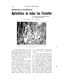 Agricultura en todas las Escuelas