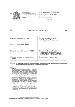 REG¡STRO DE LA @N.® de publicación: ES 2 002 434