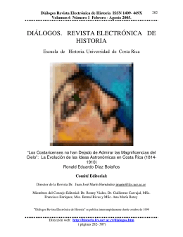 DIÁLOGOS. REVISTA ELECTRÓNICA DE HISTORIA