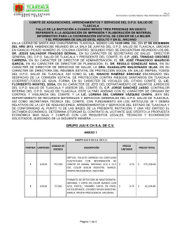 Fallo 006-2014-OPD - Salud de Tlaxcala
