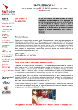 Que pedimos a los gobiernos: Taller sobre derechos