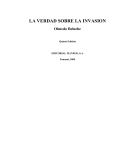 LA VERDAD SOBRE LA INVASION - Biblioteca Virtual El Dorado