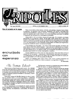 El Ripolles 19631116 - Arxiu Comarcal de Ripoll