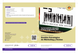 Folleto Marketing y Ventas 2013