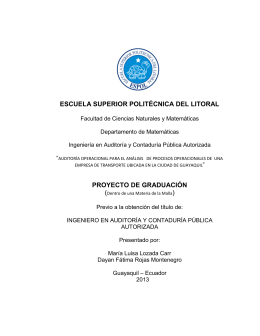 ESCUELA SUPERIOR POLITÉCNICA DEL LITORAL