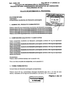 Ref.: 5431/09 REQ.ISP N°: F