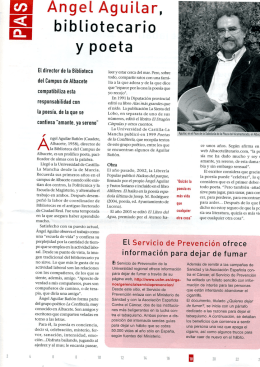 AngelAguilar, bibliotecario - Universidad de Castilla