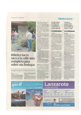 Ribeira Sacra saca a la calle una
