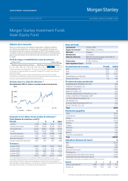 Morgan Stanley Investment Funds Asian Equity Fund