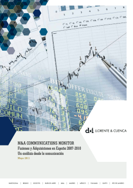 M&A COMMUNICATIONS MONITOR