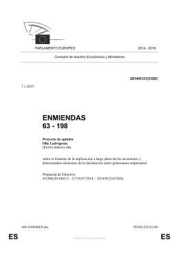 ES ES ENMIENDAS