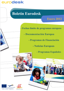 Boletin Eurodesk Enero 2012 - Programa Juventud en Acción
