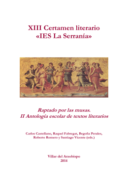 XIII Certamen literario «IES La Serranía»