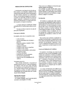 MEDIACION DE CONFLICTOS