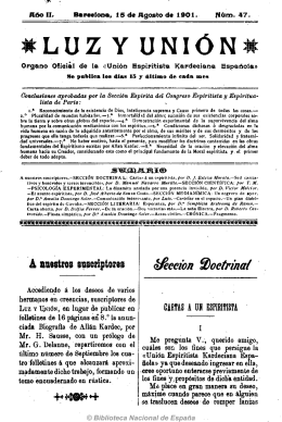 Luz y unión 19010815 - Federación Espírita Española
